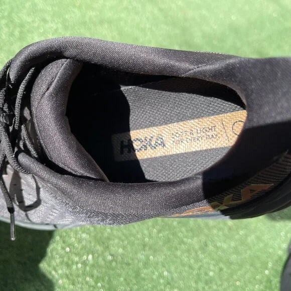 HOKA CLIFTON 8, Size 9.5 WOMEN'S SHOES CHARCOAL GRAY - Picture 5 of 9